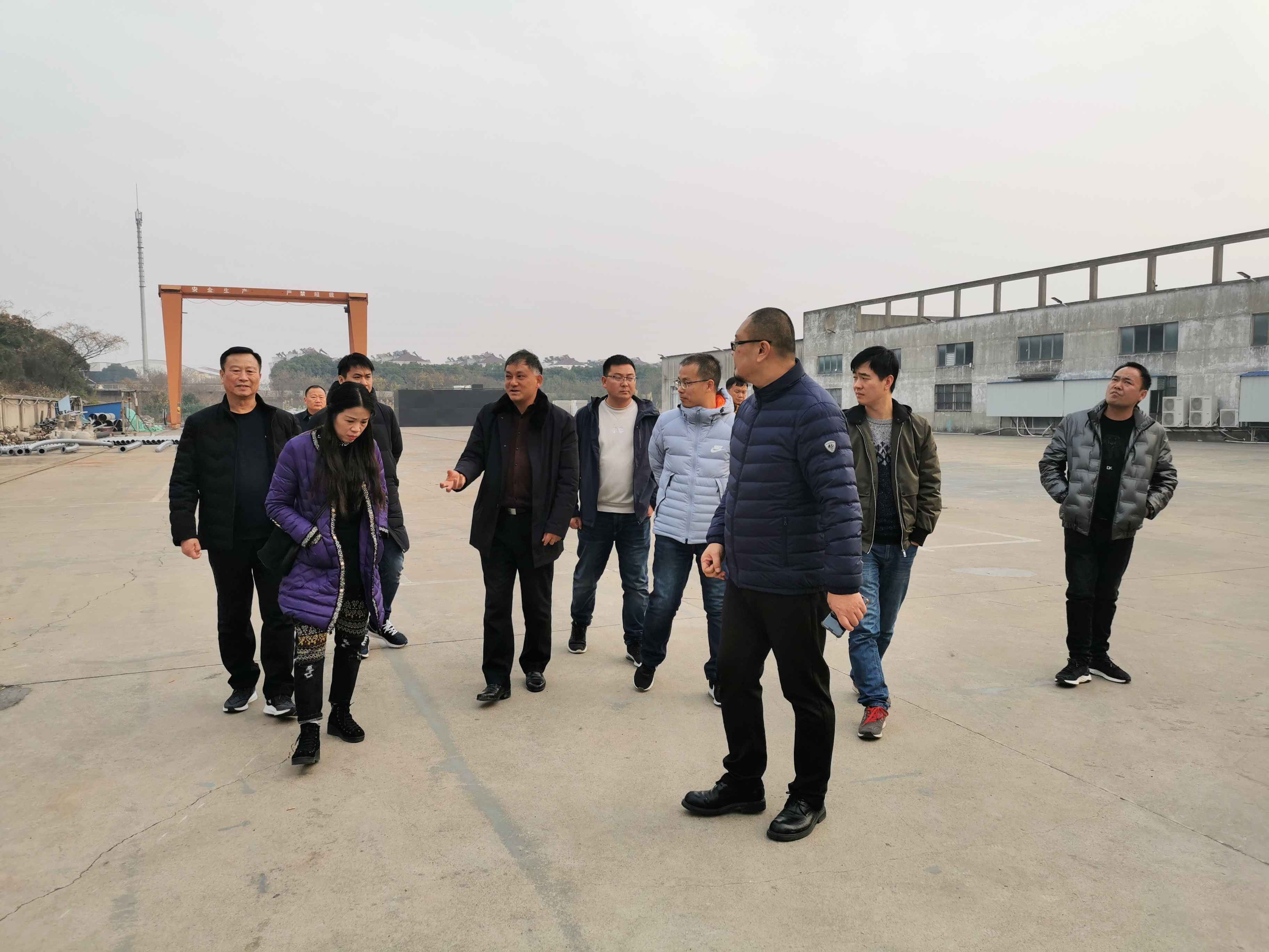 驻马店项目专家审查组到我公司进行考察指导